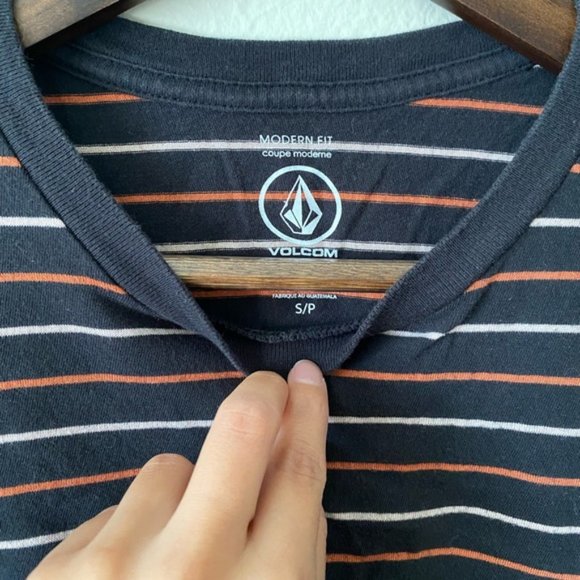 Volcom Striped T Shirt - Picture 2 of 4